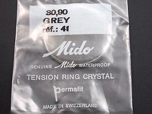 【送料無料】腕時計　グレーテンションリングウォッチクリスタルミドヴィンテージパーマフィットgrey tension ring watch crystal mido waterproof vintage 3090mm permafit ref41
