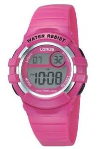【送料無料】腕時計　ローラスガールズデジタルピンクストラップlorus girls lcd digital watch with pink pu strap r2387hx9