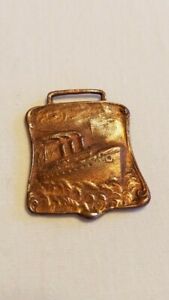 【送料無料】腕時計　ヴィンテージvintage steam ship in water watch fob