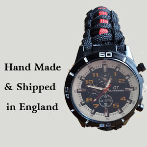 【送料無料】腕時計　リンカーンシャーパラコードウォッチタクティカルエッジlincolnshire fire and rescue paracord watch tactical edge 14,186円
