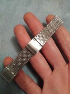 【送料無料】腕時計　ブレスレットアーミヴィンテージステンレススチールbracelet armis vintage 18mm stainless steel