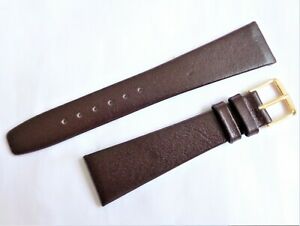 最も優遇 腕時計 ヴィンテージスイスレザーブラウンオープンエンドウォッチストラップvintage Swiss mm High Quality Genuine Leather Brown Open End Watch Strap が大特価 Www Purpleforparents Us