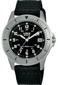 【送料無料】腕時計　ロラススポーツウェビングストラップlorus sports gents date webbing strap watch rs935dx9