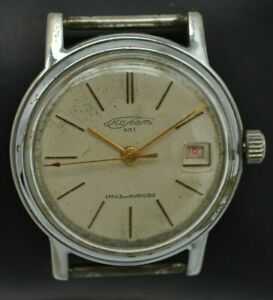 【送料無料】腕時計　ヴィンテージソロシアキロバサービスvintage ussr russian wristwatch poljot 1mchz kirova serviced1129｜hokushin