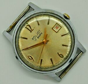 【送料無料】腕時計 ヴィンテージロシアサービスvintage ussr russian wristwatch poljot serviced 1064|hokushin