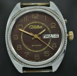 【貨物輸送無料】ウオッチ ヴィンテージスラバサービスvintage ussr wristwatch slava serviced 1072
