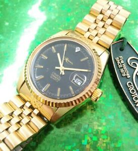 【送料無料】腕時計　クロトンクォーツメンズcroton quartz mens wristwatch