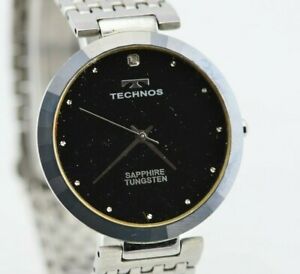 【送料無料】腕時計　ヴィンテージテクノスサファイアタングステンクォーツドライブスイスj109 vintage technos saphire tungsten quartz drive watch tem541 swiss 242 13,986円