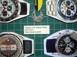 【送料無料】腕時計　インジケータガードパートブライトリンググイヤーヴァルクロノグラフpart 2535 date indicator guard 70s breitling heuer valcal7740 chronograph