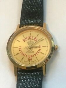 【貨物輸送無料】ウオッチ ブローバクォーツラトガースbulova quartz rutgers the state university women watch workingc356