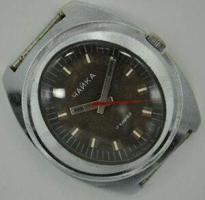 【貨物輸送無料】ウオッチ ヴィンテージロシアチャイカサービスvintage ussr russian wristwatch chayka serviced 619