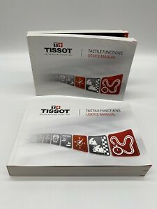 【貨物輸送無料】ウオッチ 遣い手ハウツー物書き割りtissot tactile functions user’s manual set of 2 booklets