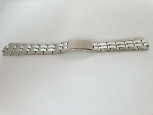 【送料無料】腕時計　メンズステンレススチールブレスレットミリメートルエンドmens stainless steel watch bracelet, 9mm ends