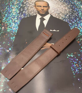 【送料無料】腕時計　ヴィンテージオープンエンドストラップレザーラグgenuine vintage open ended watch strap leather rare for 18mm lug