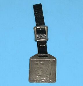 【送料無料】腕時計　ヴィンテージワーナースワシーウォッチフォブレザーストラップvintage warner amp; swasey watch fob wleather strap vg