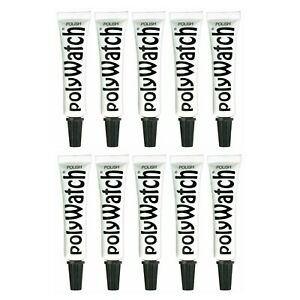 【送料無料】腕時計　スクラッチリムーバーポーランドプラスチックアクリルクリスタルガラス10 pk polywatch scratch remover polish watch plastic acrylic crystal glass 5g