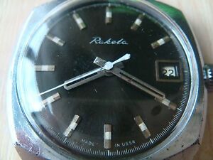 【送料無料】腕時計　ラケタソビエトカルハンドワインディングraketa soviet cal 2614h handwinding watch｜hokushin