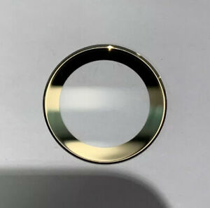 【送料無料】腕時計　ミネラルガラスクリスタルトリムエッジモバドボールド250mm mineral glass crystal for movado bold watch parts with yellow trim edge｜hokushin