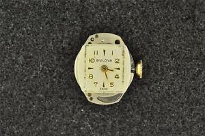 【貨物輸送無料】ウオッチ ヴィンテージブローバレディースムーブメントvintage cal 6bd bulova ladies wrist watch movement