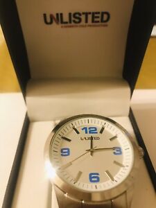 【送料無料】腕時計　メンズステンレススチールunlisted mens stainless steel watch