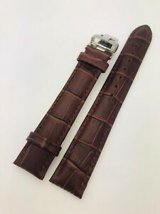 【送料無料】腕時計　ティソブラウンレザーウォッチストラップシルバックル