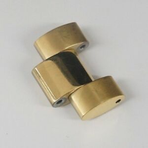 【貨物輸送無料】ウオッチ メンズウィットナウアーゴールドメッキステンレススチールウォッチリンク mens wittnauer wn3062 22粍 gold plated stainless steel watch link