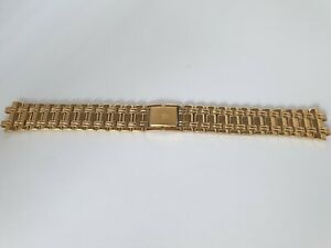 【送料無料】腕時計　メンズゴールドステンレススチールウォッチブレスレットストレートエンドaccurist mens gold stainless steel watch bracelet with 115mm straight ends