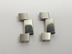 【送料無料】腕時計 ヴィンテージティソステンレススチールブレスレットリンクティソリンクquality vintage tissot stainless steel watch bracelet links, 2 x tissot links