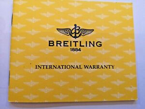 【送料無料】腕時計　ブライトリングクロノマbreitling chronomat b13352 guarantee booklet 20,860円