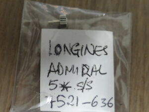 【送料無料】腕時計　スクリューダウンステンレスロンジンクラウンサイズscrewdown stainless steel longines admiral 5 stars crown size 514mm