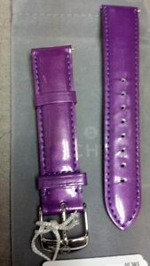 【送料無料】腕時計 ブランドミケーレパープルパテントレザーストラップbrand 100 authentic michele 16mm purple patent leather strap ms16aa050515|hokushin