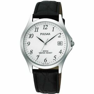 【送料無料】腕時計　パルサーゲンツレザーストラップpulsar gents leather strap date watch pxh565x1 pnp 21,456円