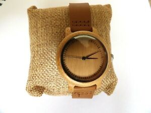 【送料無料】腕時計　ボボバードブランドbobo bird bamboo watch brand