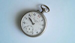 【送料無料】腕時計　ホルロジュリーモントールグーセットクロノムトレアルプアルジャンタンhorlogerie montre gousset chronometre alpes argentan