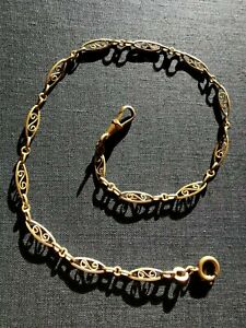 【送料無料】腕時計　シャエヌジレティエールシェトレーヌドモンレグーセアンメタルドレchaine giletiere chatelaine pour montre a gousset en metal dore 385 cm