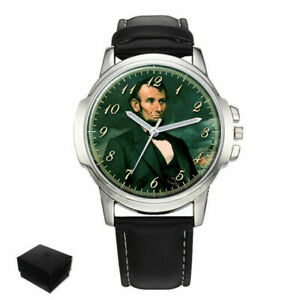 【送料無料】腕時計　エイブラハムリンカーンジェンツメンズpresident abraham lincoln gents mens wrist watch birthday gift engraving