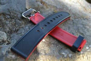 【送料無料】腕時計　フルモサブレスレットデモントルアンカウチュークスープルグレーバーラージュールfullmosa?bracelet de montre en caoutchouc souple graver largeur 22 mm