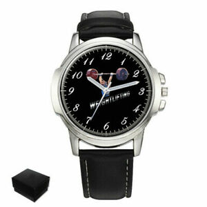 【送料無料】腕時計　weightlifting weight lifting gents mens wrist watch birthday gift engraving
