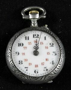【送料無料】腕時計　モントレグーセットドフェムアンアルジャンmontre a gousset de femme en argent