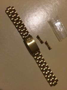 【送料無料】腕時計　ゴールドトーンブレスレットtissot gold tone bracelet x18 18mm, ref a765666, gp01