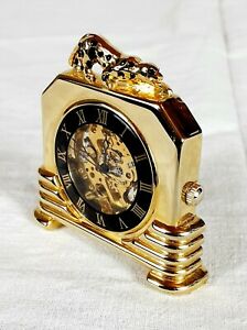 【送料無料】腕時計　ミニスケルトンクロックmini standuhr kaminuhr skelettuhr ca 5cm hoch