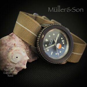 【送料無料】腕時計 ストラップミュラーelastic watch strap 22mm mulleramp;son import
