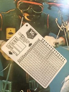 【送料無料】腕時計　レアダイバーテーブルタベラヴィンテージワックスtagheuer rare diver table tabella decompressione vintage wach 80’s