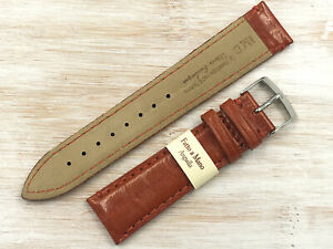 【送料無料】腕時計 イタリアストラップレザーウナギヌオーヴォシントゥリーノペレアンギラstrap leather eel made in italy nuovo cinturino pelle anguilla 20mm novita