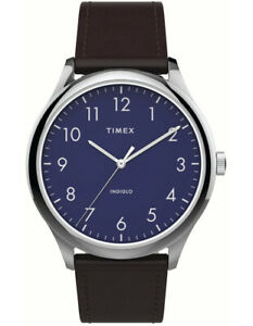 【送料無料】腕時計　メンズイージーリーダーブラウンレザーウォッチインディグロケースtimex tw2t72000, mens easy reader, brown leather watch, indiglo, 40mm case