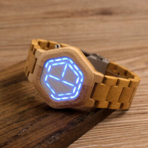 【送料無料】腕時計　デジタルウッドウォッチナイトビジョンミニbobo bird e03 digital wood watch night vision wooden watch mini led wristwatch 22,052円