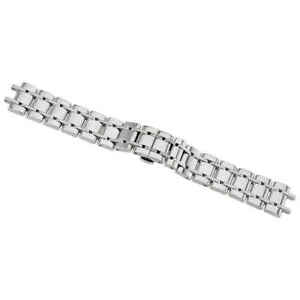 【送料無料】腕時計　ジェネリックステンレススチールブレスレットgeneric 5 row stainless steel 21 mm replacement bracelet swiss9240