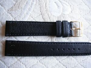 【送料無料】腕時計　ブレスレットタウローノワールソリデスープコンフォーブル22 mm bracelet taureau veritable noir solide souple confortable