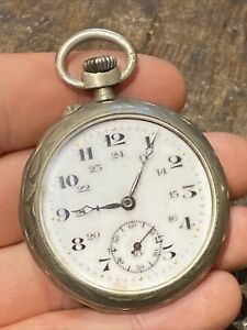 【送料無料】腕時計　アンシエンヌモントルグーセットメカニクアシエデエルネッサンスancienne montre gousset mecanique acier decors renaissance