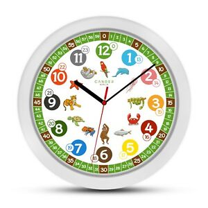 【送料無料】腕時計　カンダーベルリンセンチcander berlin mnu 1330 kinderwanduhr 30,5 cm lautlos kinder wanduhr tiere